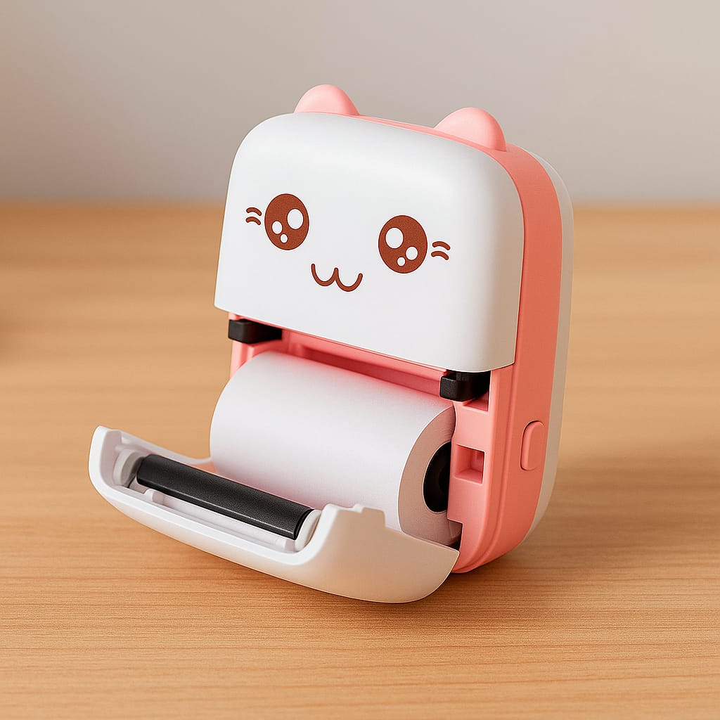 🐾 Impresora Térmica de Gatito – ¡Imprimí desde tu Celular sin Tinta!