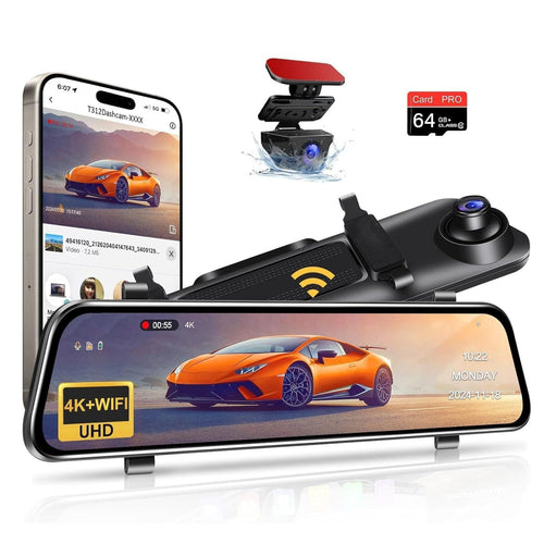 AutoSecure™ – Espejo Retrovisor con Cámara HD 2-en-1