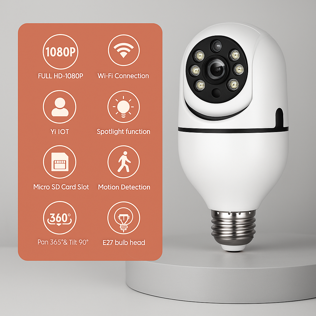 SafeCam 360™ – Vigila tu hogar desde el celular