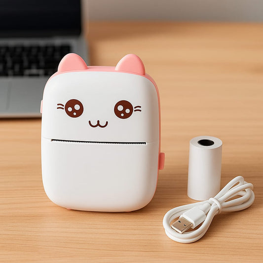 🐾 Impresora Térmica de Gatito – ¡Imprimí desde tu Celular sin Tinta!